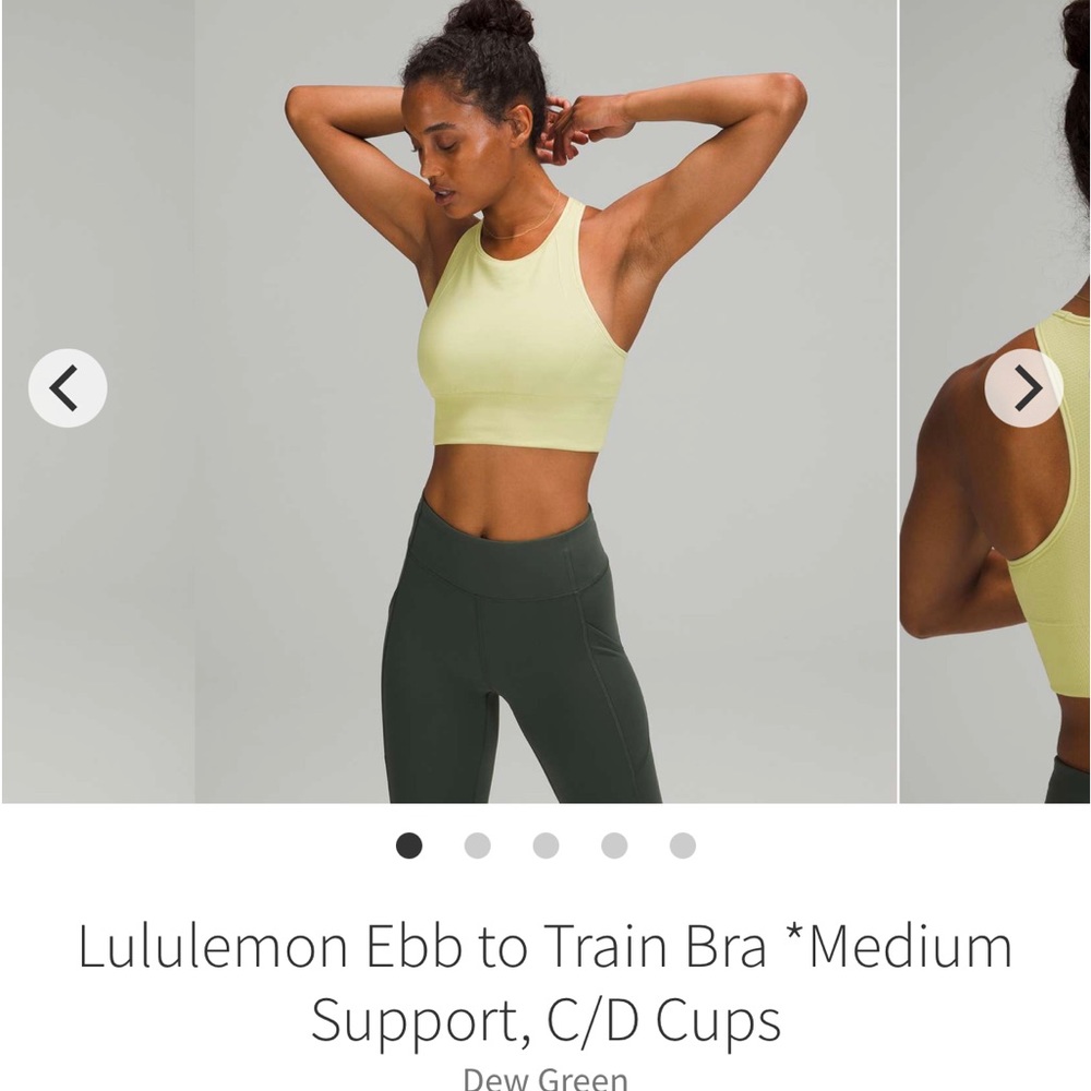 Lululemon Ebb to train bra